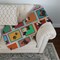 Edge Collections - 50" x 60" - Multicolor - Tricolor Sheltie Soft Quilted Throw - 1 Piece